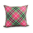 thumbnail image 1 of Mad for Plaid 26 Inch Red Holiday Print Decorative Throw Pillow, 1 of 2