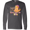 thumbnail image 3 of Inktastic Bring Back The 90s Cool Orange Cat Long Sleeve T-Shirt, 3 of 5