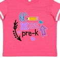 thumbnail image 4 of Inktastic Lil Miss Pre K with Arrows and Hearts Girls Toddler T-Shirt, 4 of 5
