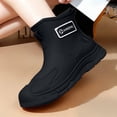 thumbnail image 4 of Women's Ankle Rain Boots Non Slip Short Boots For Daily Wear Outdoors, 4 of 8