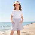 thumbnail image 2 of Hauaitttt Boys Shorts with Pockets Lightweight Casual Bottoms for Play Outdoor Summer Idea Basketball Shorts 5t, 2 of 4