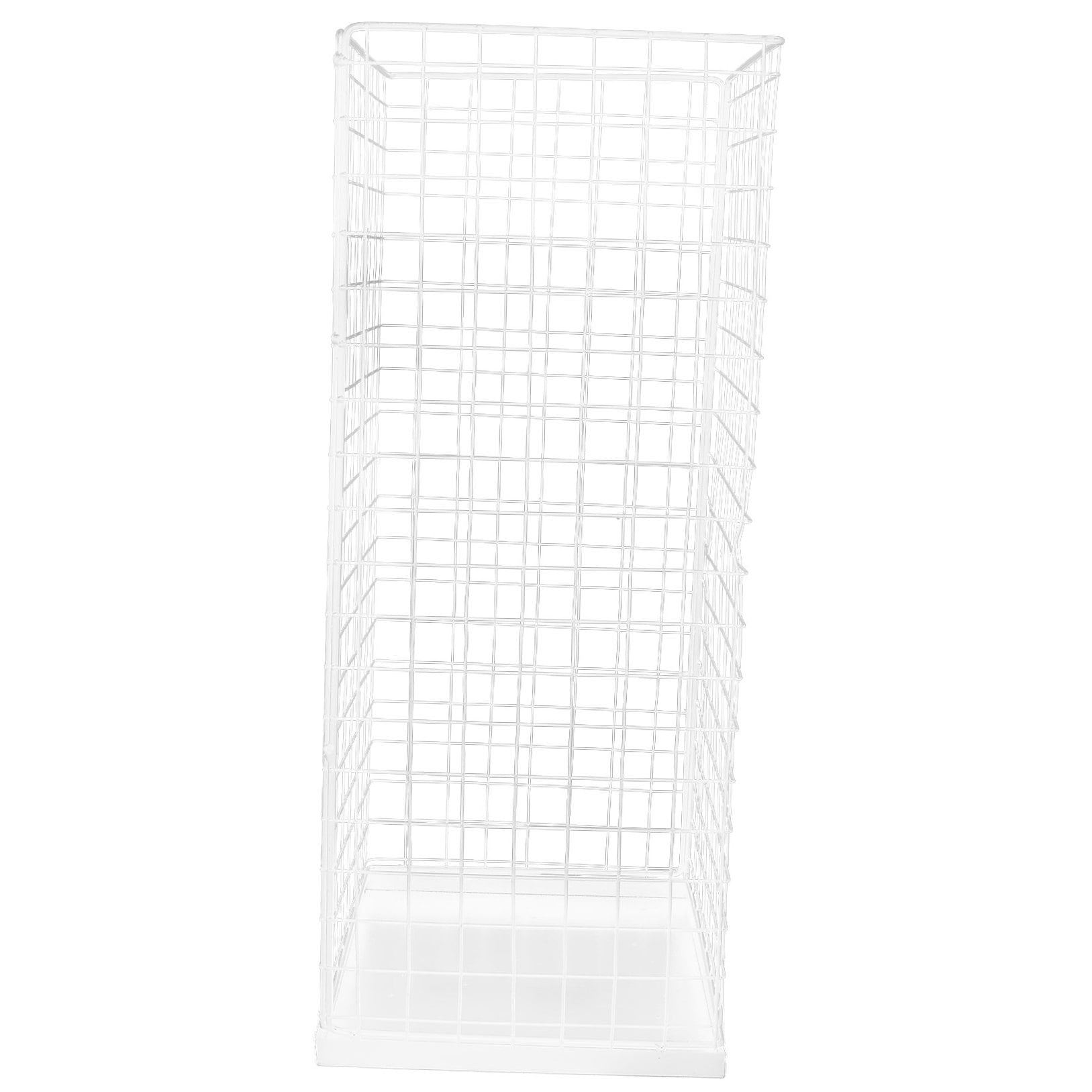 BESTYASH Metal Umbrella Holder Storage Rack, White, Simple Design, Multi-Umbrella Organizer Stand, 1 Piece