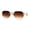 Gold Brown, variant on Art Nouveau Luxury 90s Rimless OG Oval Sunglasses Gold Brown