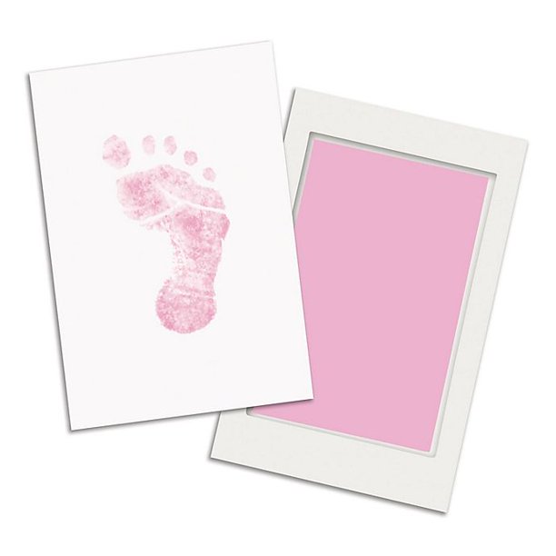 Pearhead Newborn Baby Handprint or Footprint “CleanTouch” Ink Pad, 2