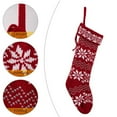 thumbnail image 5 of 2PCS Christmas Stockings, 19inch Large Knitted Christmas Stockings Gift Bag Christmas Decorating Supplies Candy Stockings Christmas Decorations, Holiday Christmas Party Family Decor, 5 of 9
