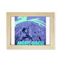 thumbnail image 1 of Europa Atlantic Islandia Escritorio de madera Arte Pintura 6x8 pulgadas marco de foto foto, 1 of 4