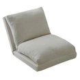 thumbnail image 4 of Silla plegable de ocio, sofá cama, sillón reclinable para apartamento, casa, habitación de invitados Gris claro, 4 of 8