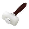 thumbnail image 2 of Martillo de nailon resistente para trabajos en cuero con mango de madera pulida. Cabeza en forma de T, 2 of 9