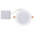 thumbnail image 2 of Strak LED, Panneau Rond Mince de 6 Pouces, Blanc Froid 6000K, Dimmable (Lot de 6), 2 of 2