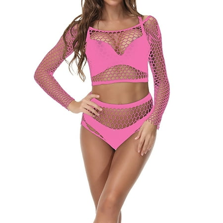 

Women Underwear High Waist Hollow Black Seductive Pajamas Net Clothes Pants Net Clothes Lingerie