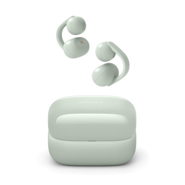 Auriculares inalámbricos de oído abierto Sony LinkBuds Clip verdes