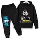 thumbnail image 3 of Conjunto de sudadera con capucha para niños y pantalones deportivos de 2 piezas para niños y niñas Ropa infantil con estampado de Messi Ropa de bebé, 3 of 5