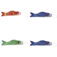 thumbnail image 1 of Bandera Koi Viento shamjiam Koinobori Rojo, 1 of 8
