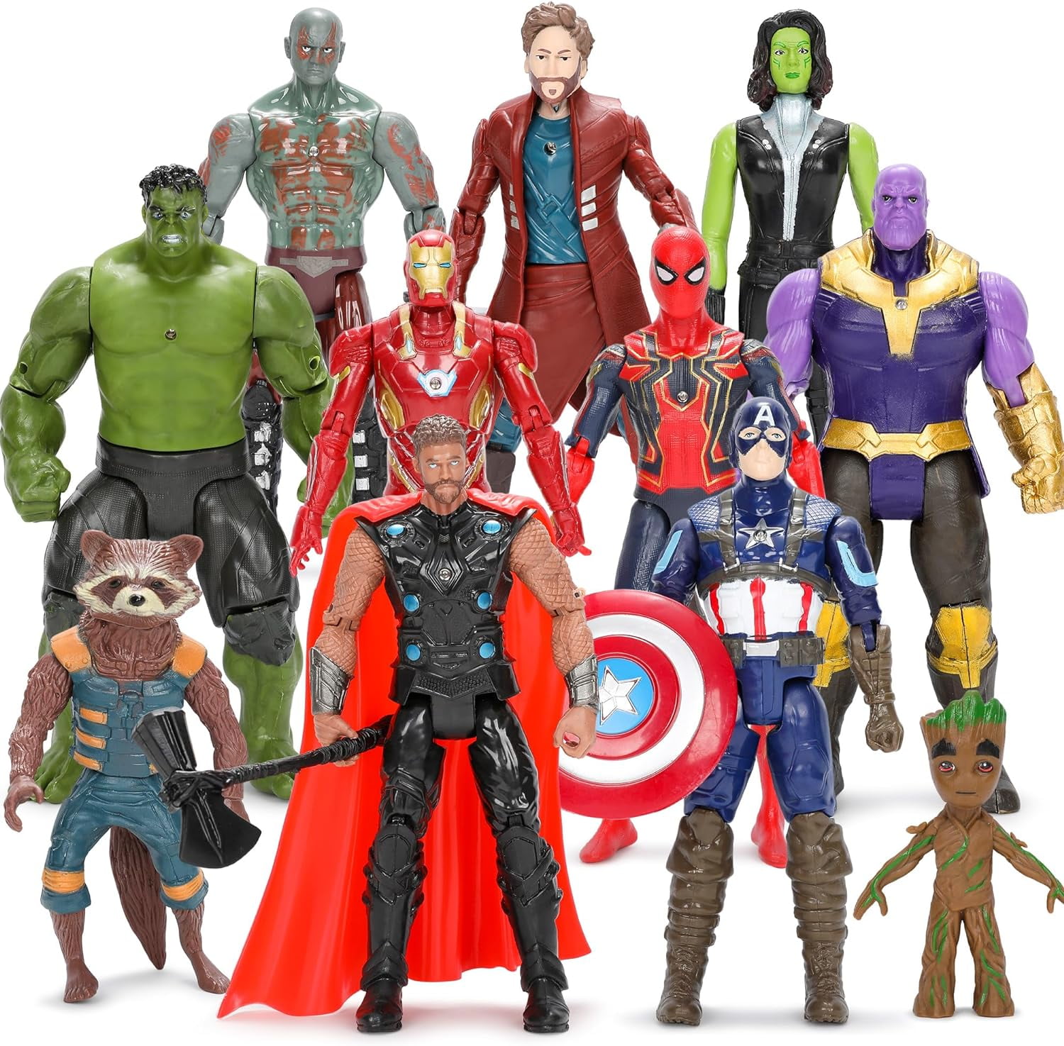 アメコミ MARVEL STUDIOS MEGA FIGURE SET Marvel Studios The First Ten Years Marvel Universe Mega