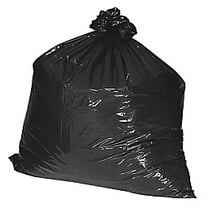 Nature Saver, NAT00990, Black Low-density Recycled Can Liners, 100 / Carton, Black, 45 gal