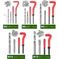 thumbnail image 2 of 131pcs Thread Repair Kit for Maintenance M5 M6 M8 M10 M12, 2 of 5