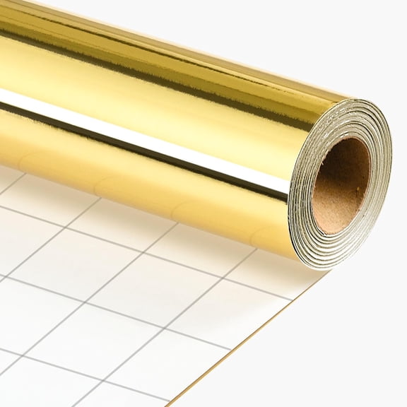 Gold Wrapping Paper - 17 Inches X 32.8 Feet - Solid Color Paper - Gift Wrapping Paper, Perfect for Wedding, Birthday, Christmas, Baby Shower - Gilded