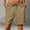 Khaki, variant on LADIGASU Men's Stretch Cargo Shorts Casual Drawstring Classic Summer Short With Multi Pockets