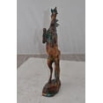 thumbnail image 5 of Nifao Small Varicolored Rearing Horse Resin Statue – Home Decor Sculpture, 8"L x 3"W x 13"H, 5 of 11