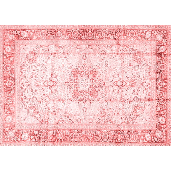 Ahgly Company Indoor Rectangle Persian Red Traditional Area Rugs, 8' x 12'