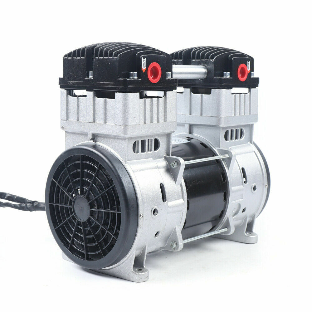DENEST 7CFM Silent Air Pump Compressor Head Small Air Mute Oilless Vacuum Pump 1100W