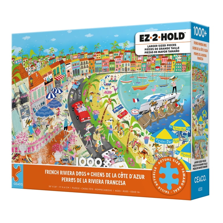 Ceaco French Riviera Dogs 1000 Piece Jigsaw Puzzle - Walmart.com