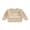 Beige, variant on Newborn Baby Boy Little Brother Outfits Spring Fall Winter Sweater Long Sleeve Crew Neck Letter Embroidery Knit Tops Clothes