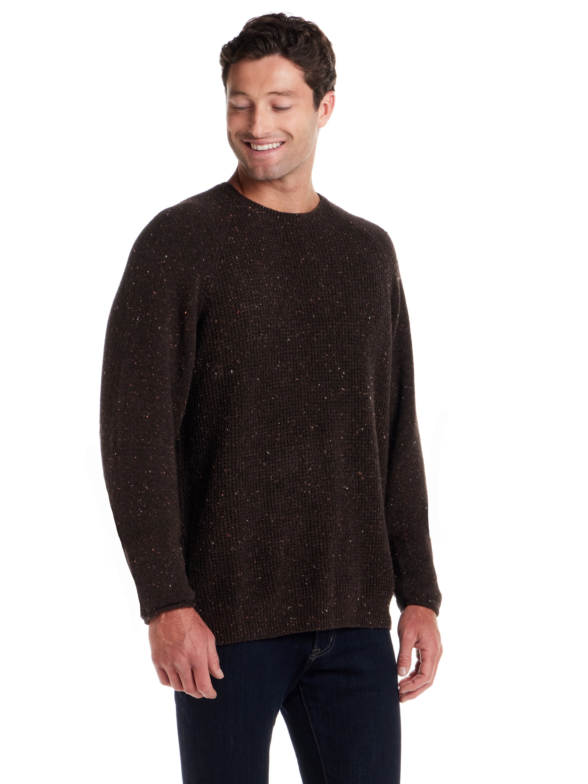 Frontier Threads Men's Donegal Crew Neck Sweater