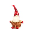 thumbnail image 2 of Eolstice Christmas Candy Basket, Faceless Gnome Doll Woven Small Treat Basket, Tabletop Centerpiece, Holiday Party Home Kitchen Decor, Gift, 2 of 6