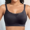 thumbnail image 4 of Everyday Bras for Women Womens Bras Push up Front Closure Sports Bra Small Woman Bras 2 Cup Push up Bra Brazier for Women Womens Comfort Bras Women Bras plus Size Sports Womens Sports Bras Black M, 4 of 5