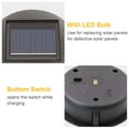 thumbnail image 2 of MYG Garden Solar Powered Replacement Round Box,Solar Lamp Holder Accessories 4Pcs,Specification D=2.76in, 2 of 10