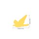 thumbnail image 2 of FUTUREORYY 11Ud Escultura De Pájaros En Acrílico Dorado Adhesiva Para De Hogar, 2 of 8