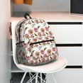 thumbnail image 5 of Honeii Rose Flowers Print School Backpack,Casual Lightweight Travel Rucksack Daypack,Backpacks for College High, 5 of 6