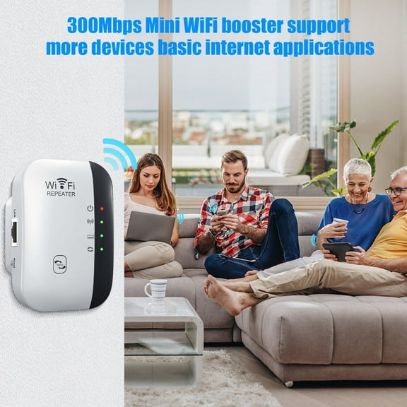 Xihbxyly Extensor Wifi, Amplificador de Internet de Alta Velocidad, Cobertura de Hasta 3800 Pies Cuadrados, Modos de Funcionamiento Duales, Conexión Segura, Navegación para Juegos y Streaming, Uso En