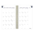 thumbnail image 2 of 2026-2027 Blueline Academic 8" x 5" Weekly & Monthly Planner, Poly Cover, Floral Green (CA114PM.02), 2 of 3