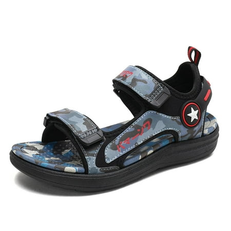 

Lopsie OUTFORFUN Kids Boys Summer Sports Sandals Hiking Beach Outdoor Open toe Sports Sandals for Kids