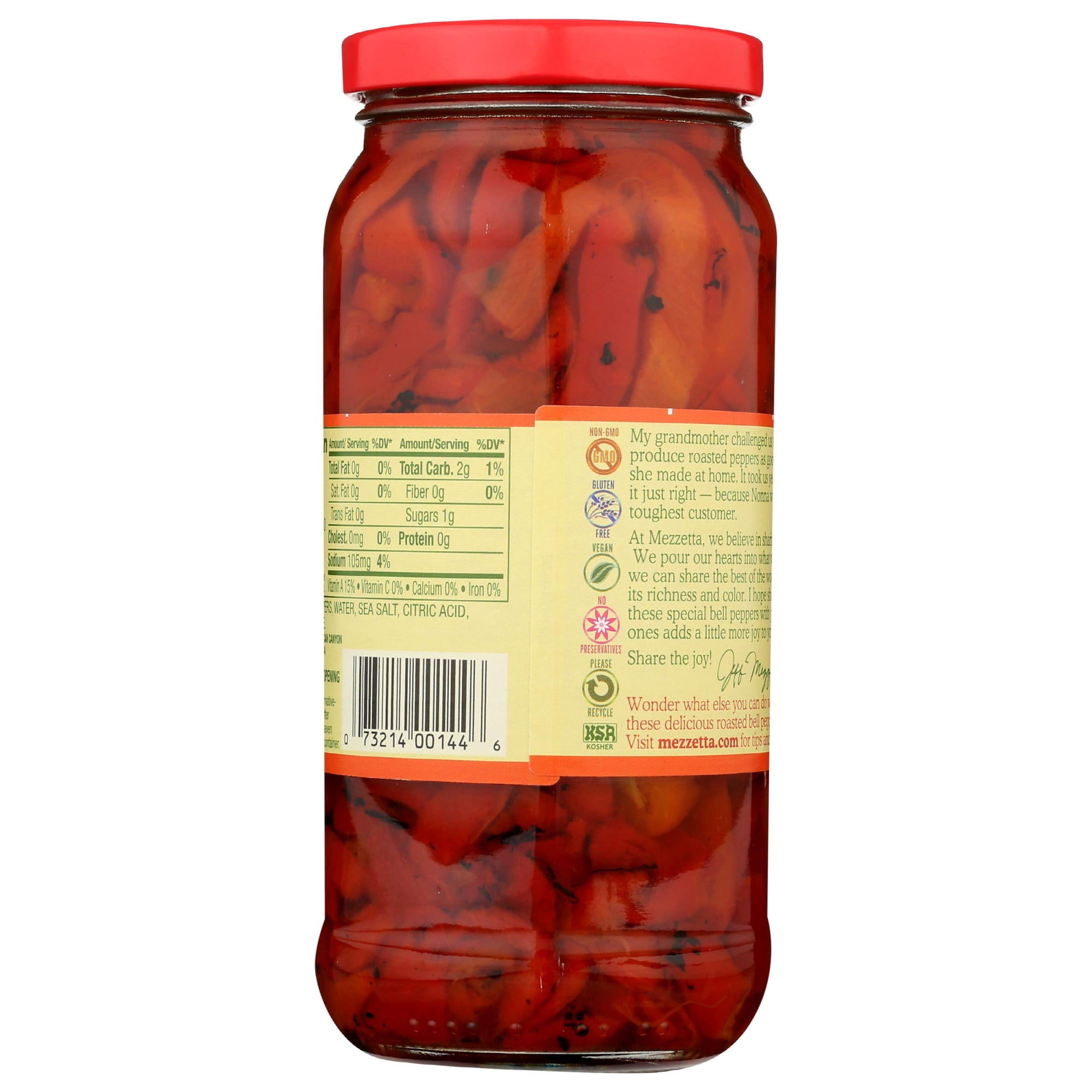 Mezzetta Pepper Bell Roasted Strip (Pack of 12)