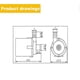 thumbnail image 3 of Mini Water Pump,DC 12V 240L/H Mini Micro Submersible Brushless Water Pumps - Water Cooling Pump Motor with USB Connector, 3 of 5