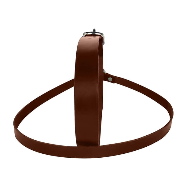 Cinturón colgante para sombrero de vaquero, soporte de almacenamiento para sombreros, cuero de PU, duradero, estante para cinturón colgante, perchero Marrón perfecl Soporte de almacenamiento para sombreros