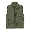 thumbnail image 3 of Men's Windproof Lightweight Golf Vest Outerwear with Pockets, Softshell Sleeveless Jacket for Running Hiking Sports, S, 3 of 9