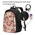 thumbnail image 2 of Balery Dragons1 Mochila con carga USB para hombre y mujer - Mochila impermeable y antirrobo para laptop con puerto USB para viajes, trabajo, 2 of 7