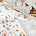 thumbnail image 3 of Homewish Halloween Witch Pumpkin Twin Duvet Cover, Sketch Ghost Twin Bedding, Cream Orange Black, Pumpkin Bat Reversible 2pcs, 1 Duvet Cover and 1 Pillowcase, 3 of 5