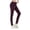 Wine, variant on Women's Yoga Pants Leggings Women Elastic High Waist Belly Control Workout Trousers Solid Color Comfortable Tights Slim Fit Going out Climb Jogger Army Green