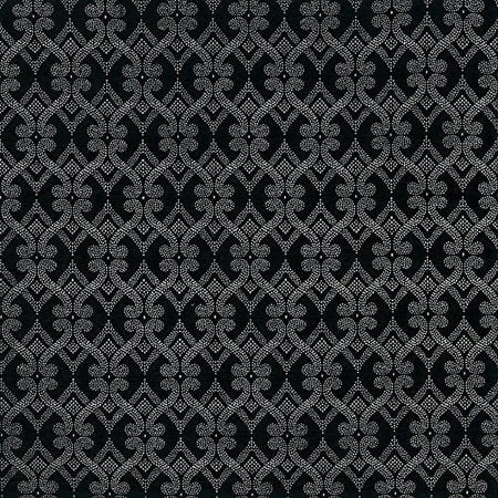 Fabric Robert Allen Beacon Hill Fenerty Black and White Dots Upholstery ZJ40