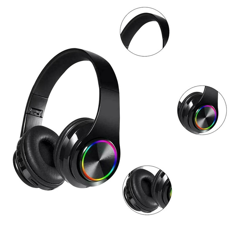 B39 LED Bluetooth V5.0 Sports Headphones with Subwoofer, Wireless