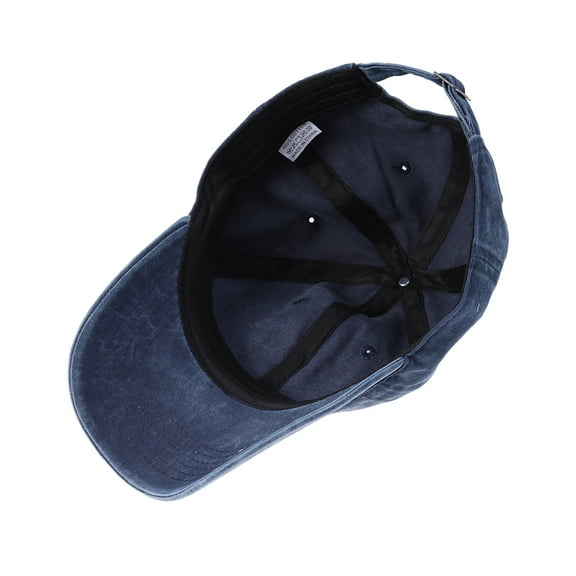 WHAMVOX Blue Adjustable Cotton Baseball Hat with Breathing Holes for Men and Women Size Fits Most 6.5 Inches