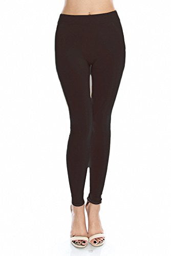 Elgin women's super-soft warm bamboo tights in black By Thought. 