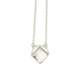 thumbnail image 1 of Collar para Mujer con Cristal Fino Swarovski en forma de Cuadrado Plano– Bañado en Rodio- Collar Elegante y Brillante-Collares de Mujer de Moda- Joyería para Mujer de Moda- Regalo especial Ortiz Espinosa Temporada, 1 of 2