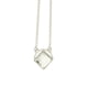 thumbnail image 1 of Collar para Mujer con Cristal Fino Swarovski en forma de Cuadrado Plano– Bañado en Rodio- Collar Elegante y Brillante-Collares de Mujer de Moda- Joyería para Mujer de Moda- Regalo especial Ortiz Espinosa Temporada, 1 of 2