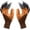 1 Pair Coffee, variant on 1 Pair Garden Claw Gloves – Comfortable Gardening Gloves with Built-in Claws for Digging, Planting & Raking for Women